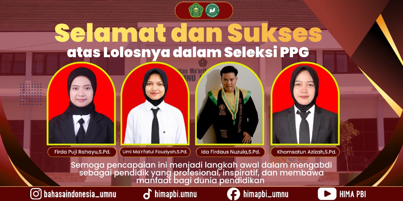 Empat Alumni PBI FKIP UMNU Berhasil Lolos Program Pendidikan Profesi Guru