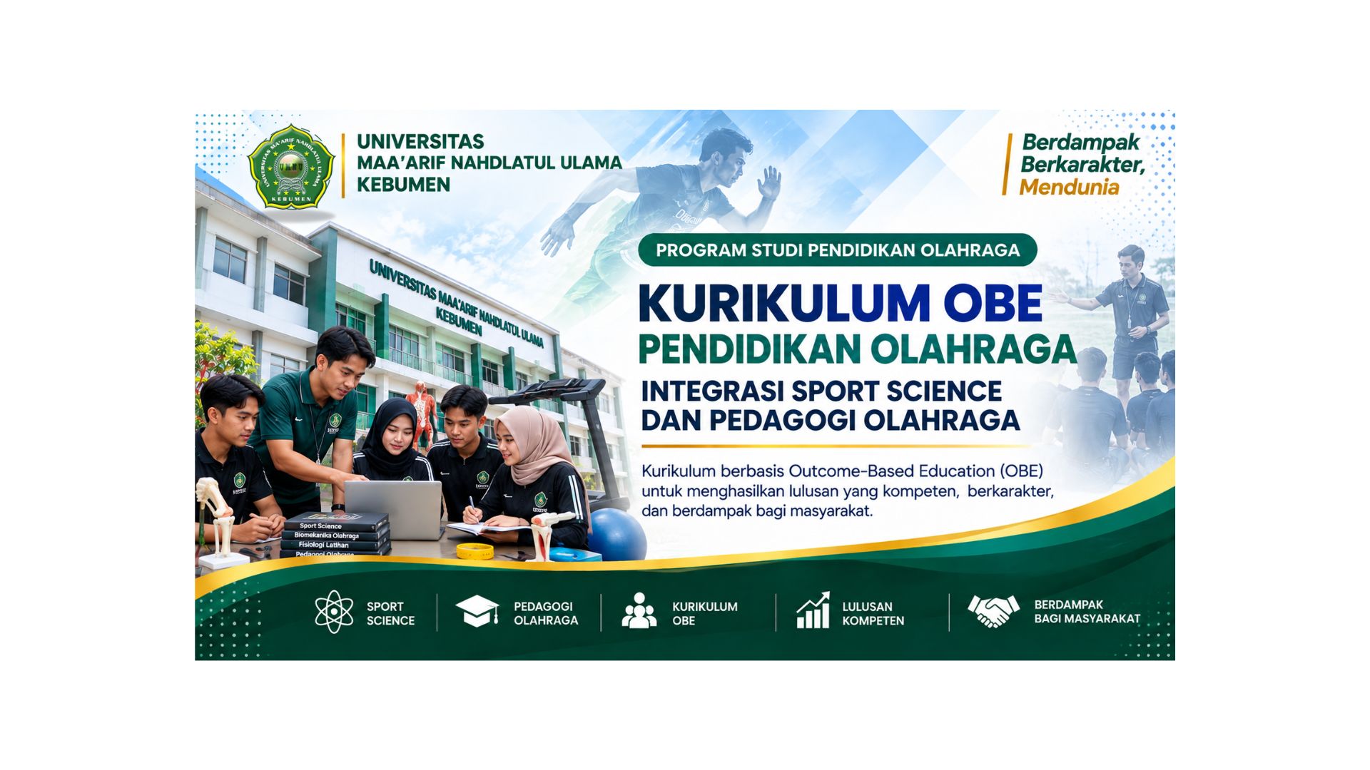 Kurikulum OBE Pendidikan Olahraga UMNU Kebumen Integrasikan Sport Science dan Pedagogi Olahraga